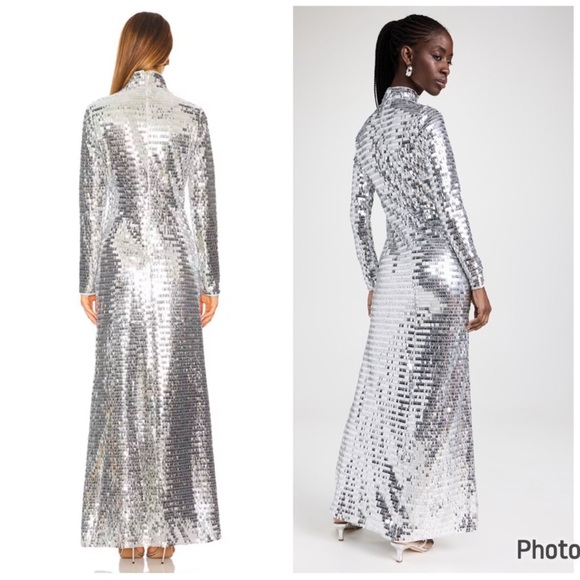 Simon Miller Sculpty Sequin Maxi Dress - Picture 2 of 11